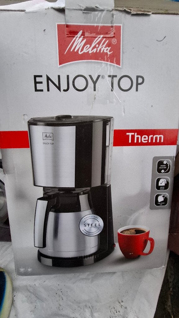 Koffiezet Melitta enjoy top, Elektronische apparatuur, Ophalen, Afneembaar waterreservoir, 10 kopjes of meer, Gemalen koffie