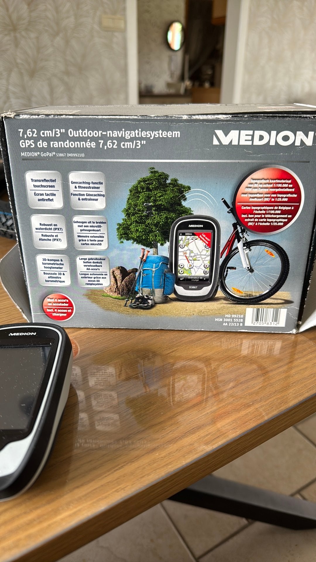 Navigatie outdoor gps, Ophalen, Nieuw