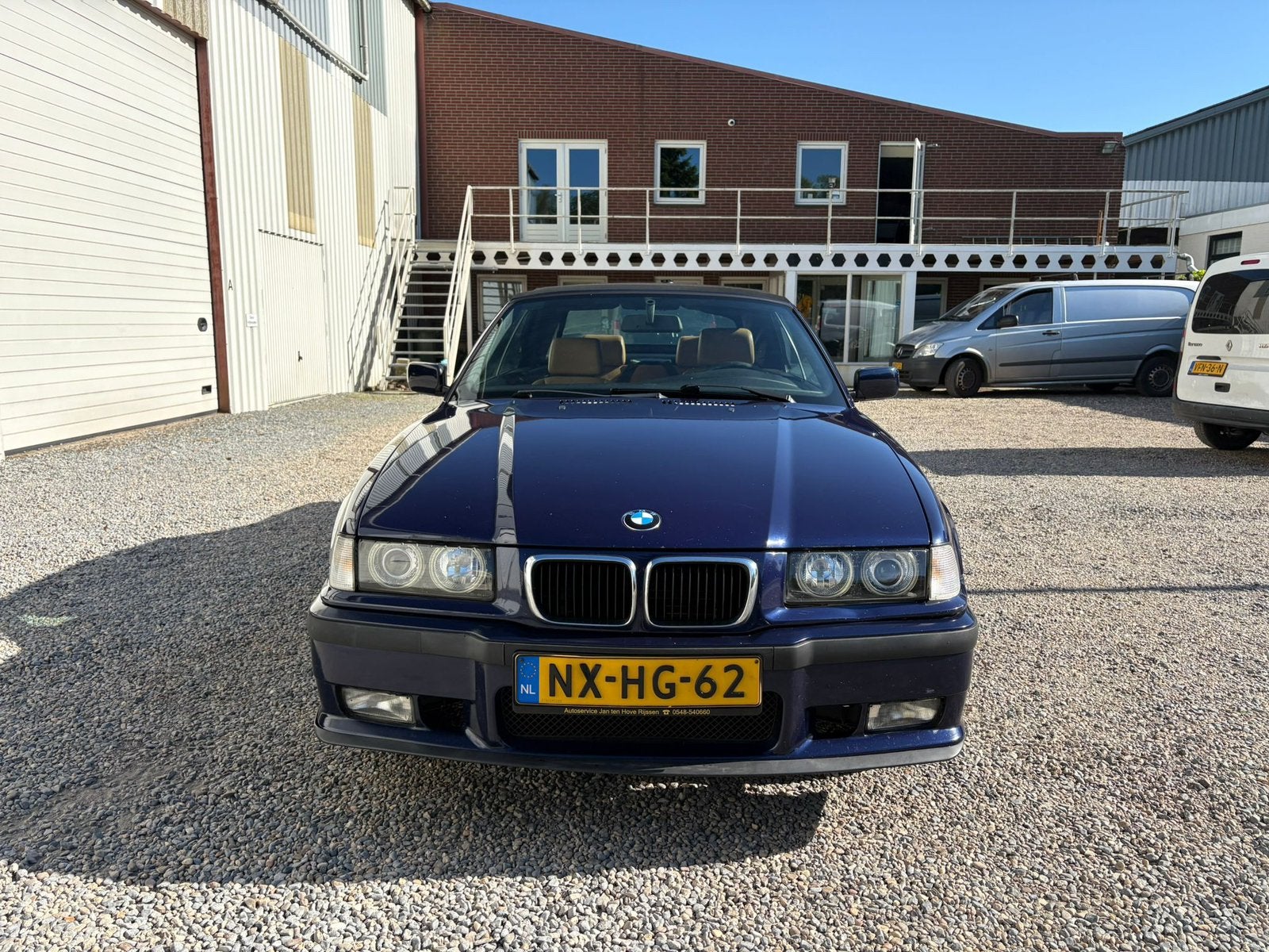 BMW 3-serie Cabrio 320i Executive 1996 • 189.080 NAP 150 pk, Autos, Achat, Particulier, Électrique, Bleu