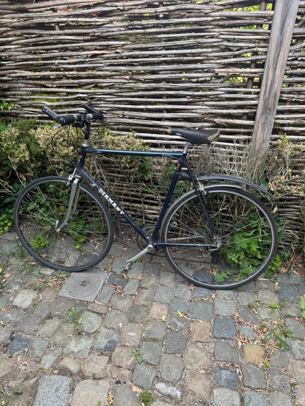 retro koersfiets diamant, Fietsen en Brommers, Ophalen, Gebruikt, Meer dan 20 versnellingen, Overige merken
