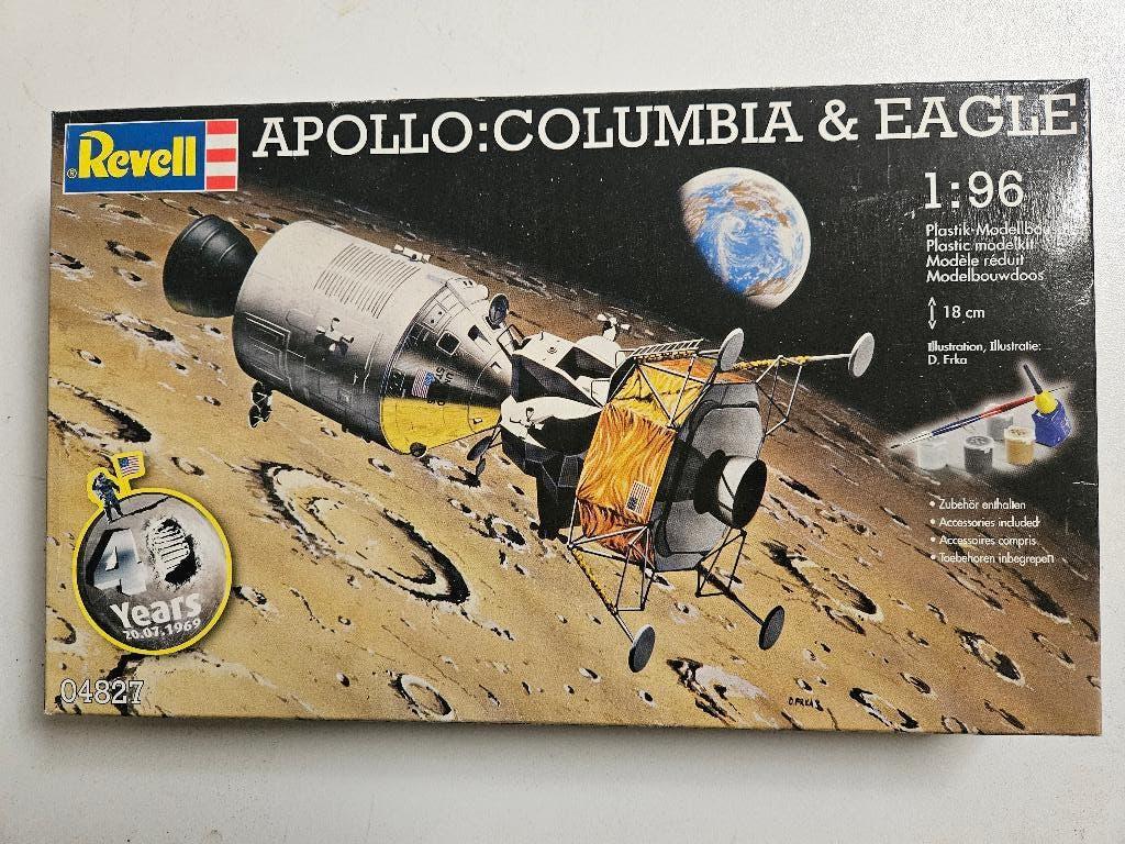MAQUETTE  REVELL APOLLO : COLUMBIA ET EAGLE, Enlèvement, Revell