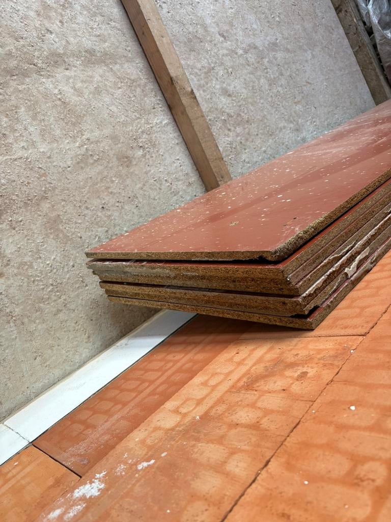 Betonspaanplaten 17mm, Doe-het-zelf en Bouw, Platen en Panelen, Ophalen, Zo goed als nieuw