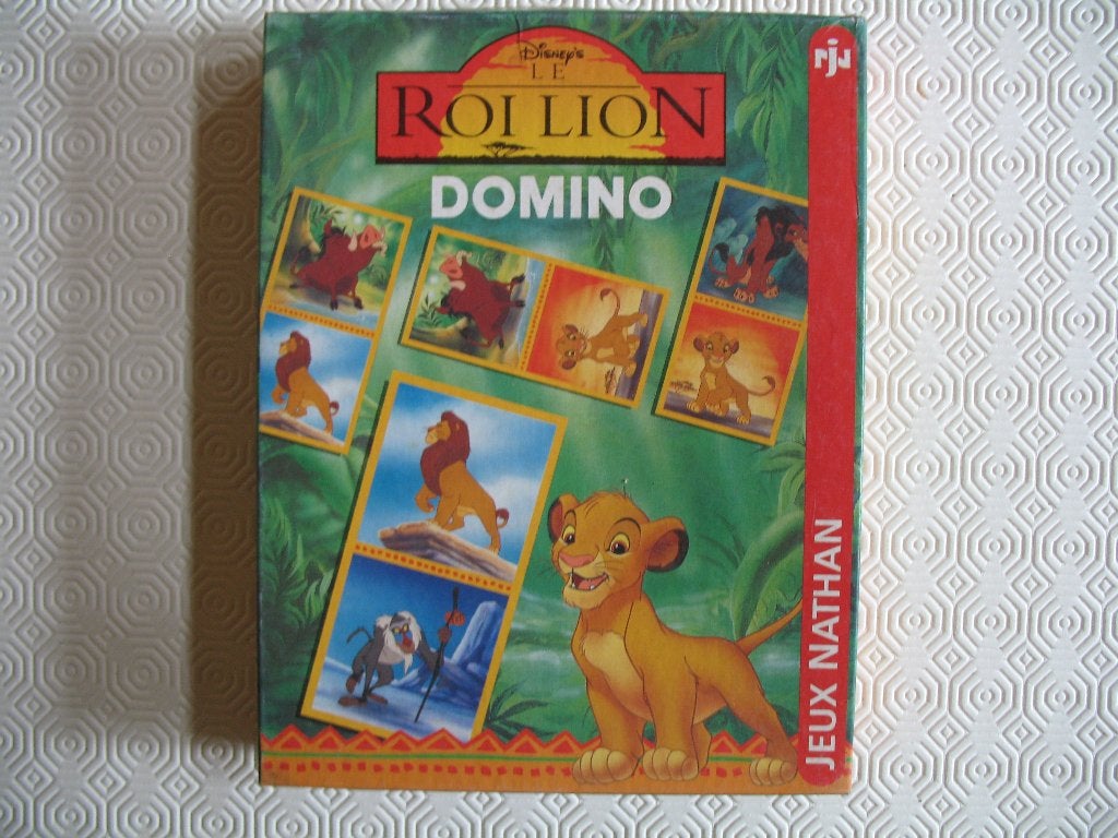 Disney, Domino spel, De leeuwenkoning - roi lion  , Ophalen of Verzenden, Zo goed als nieuw