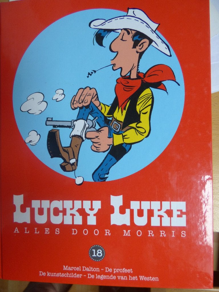 lucky luke,complete reeks uitgegeven door humo 18  hardcover, Boeken, Ophalen of Verzenden