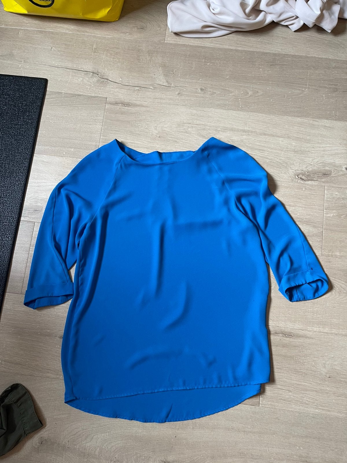 Blauw bloesje van Atmosphere - 40, Kleding | Dames, Ophalen of Verzenden, Zo goed als nieuw, Maat 38/40 (M), Blauw