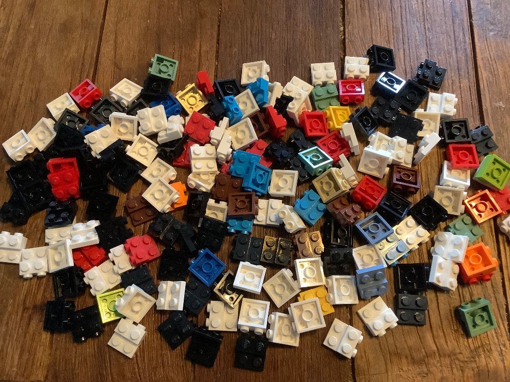 Lego plaatjes verhoogd 170 stuks / 77-2, Enlèvement ou Envoi, Comme neuf, Briques en vrac, Lego