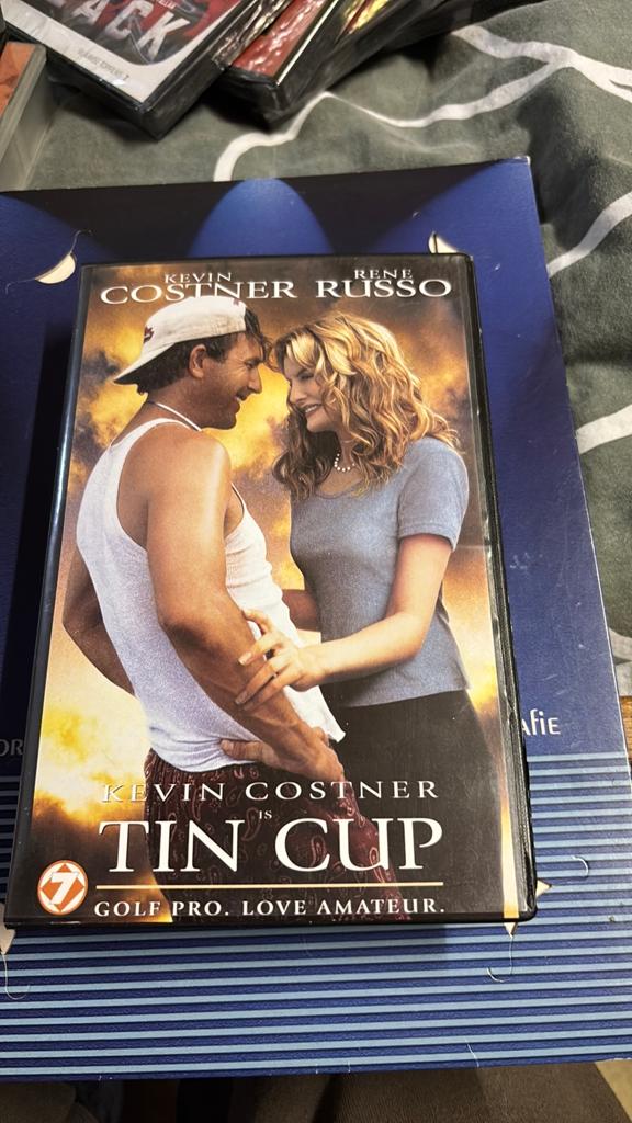 Tin Cup - Kevin Costner - VHS - Nl subs, Cd's en Dvd's, VHS | Film, Vanaf 6 jaar, Ophalen of Verzenden, Zo goed als nieuw, Overige genres
