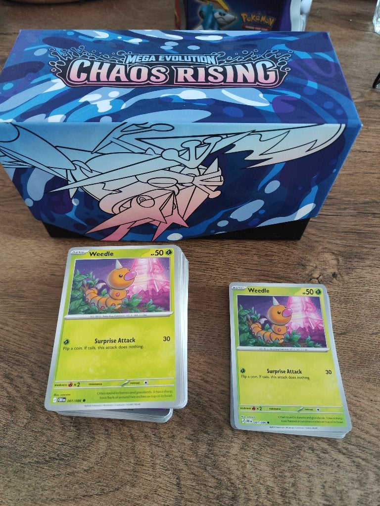 Chaos rising, Enlèvement, Neuf, Plusieurs cartes