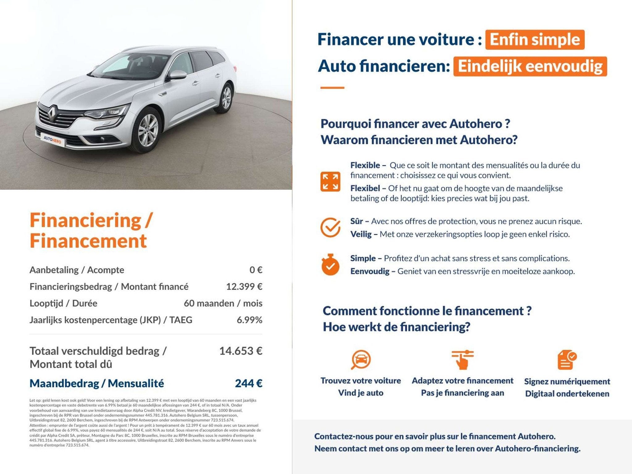 Renault Talisman 1.6 TCe Energy Intens (bj 2017, automaat), Auto's, Renault, https://public.car-pass.be/vhr/3563073c-7112-47a3-9a23-8b13402ba15a