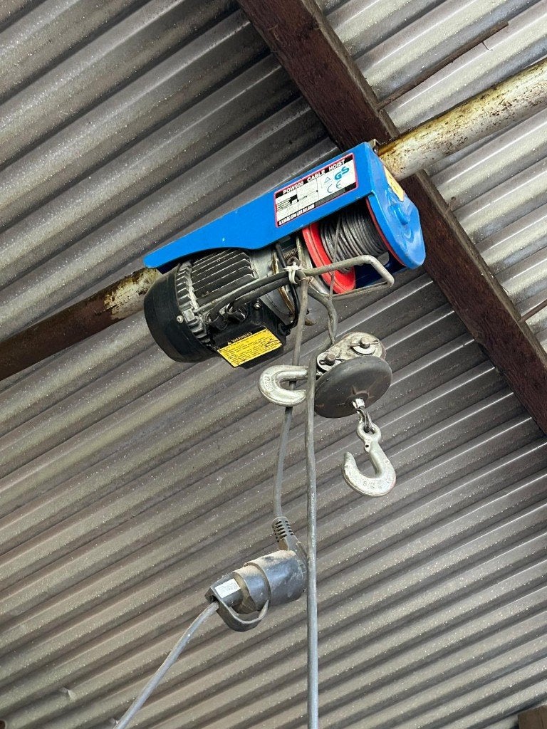 Kabeltakel elektrisch, Doe-het-zelf en Bouw, Ophalen, Gebruikt, Elektrisch
