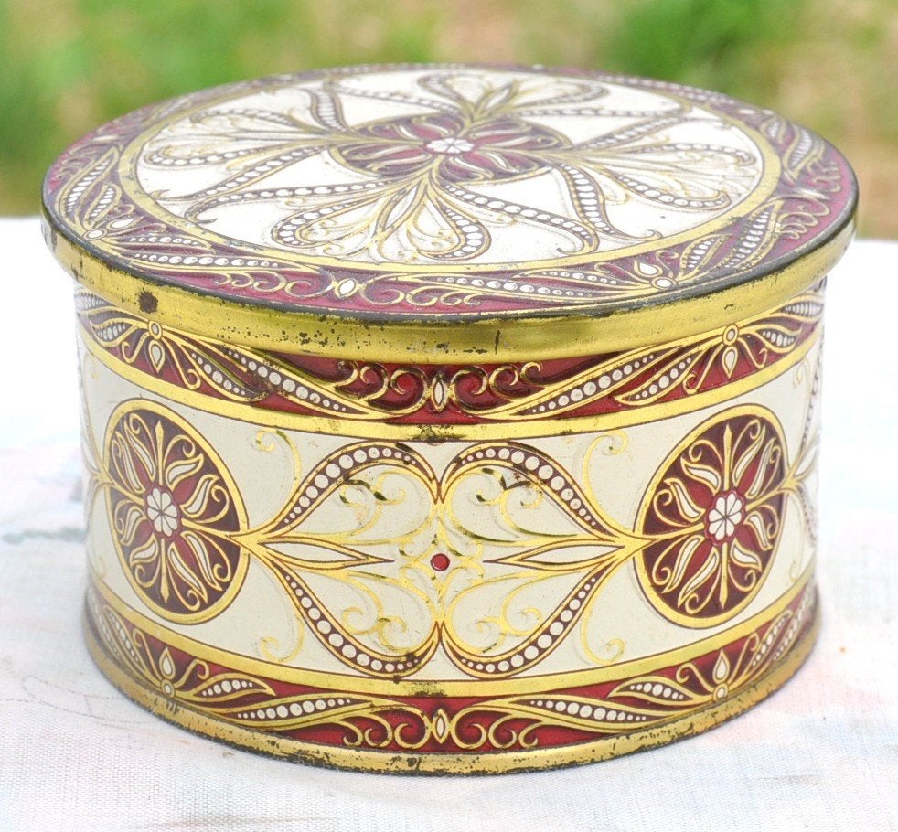boite ronde en metal, Collections, Boîte en métal, Utilisé, Autre, Autres marques, Enlèvement ou Envoi