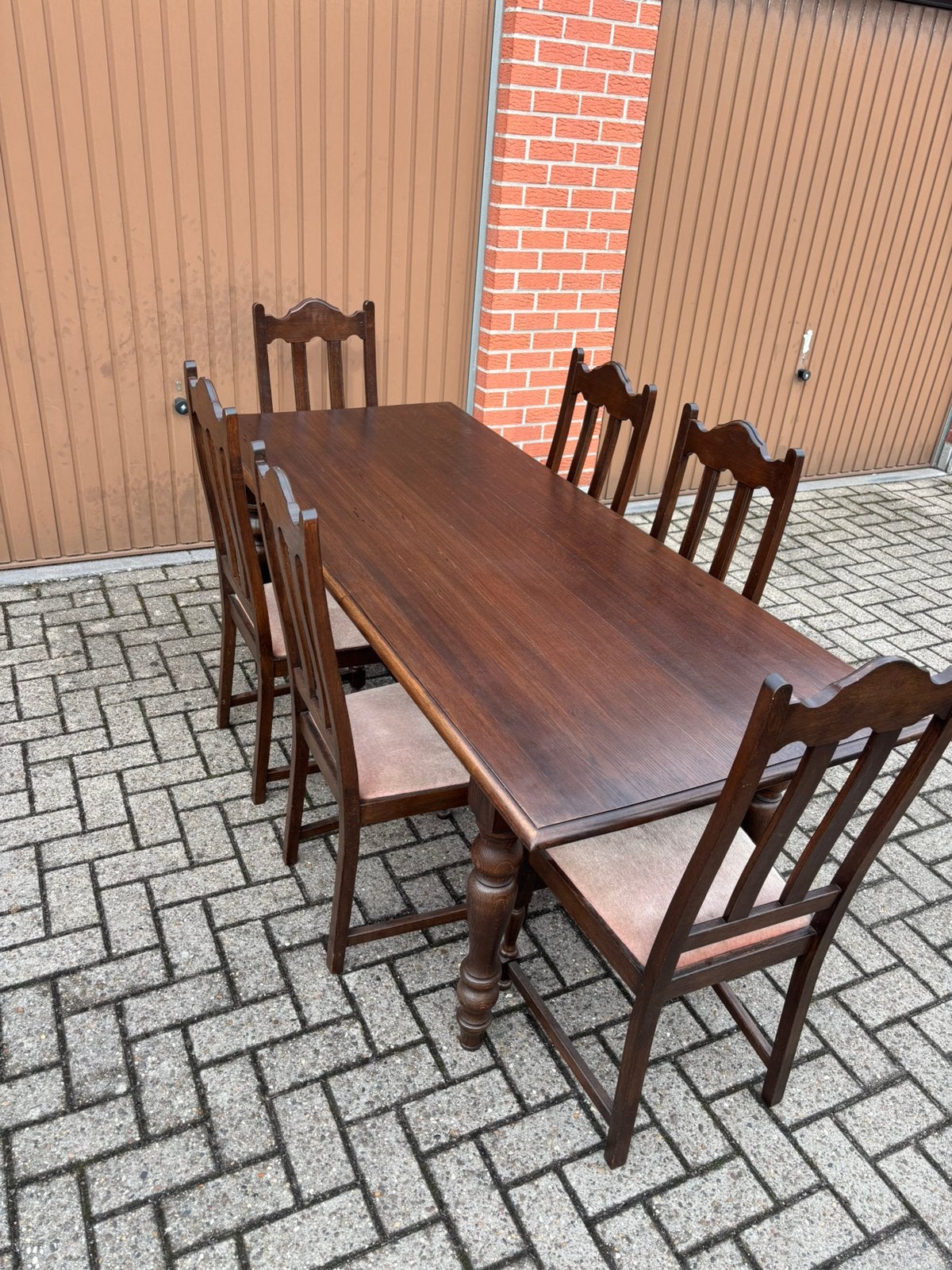 Belle table de salle à manger robuste, Enlèvement ou Envoi, Comme neuf