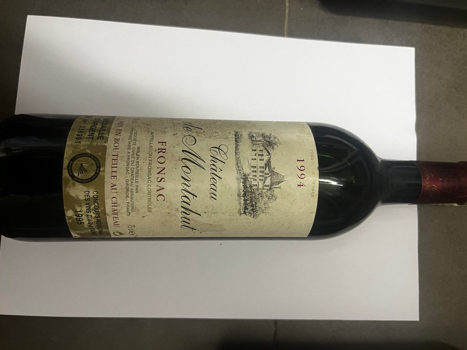 Chateau de Montahut 1994, Ophalen, Zo goed als nieuw
