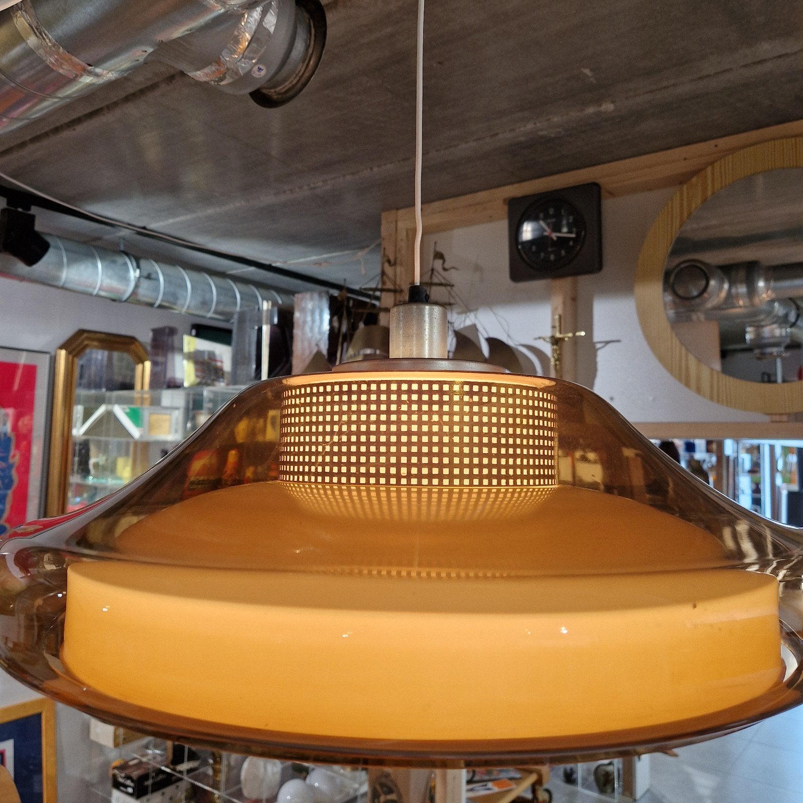 space age design xl hanglamp ufo , dijkstra of  herda, Antiquités & Art, Enlèvement ou Envoi