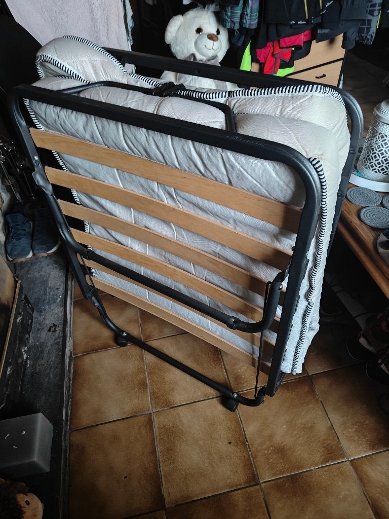Plooibed, Maison & Meubles, Chambre à coucher | Lits, 90 cm, Une personne, Enlèvement, Utilisé