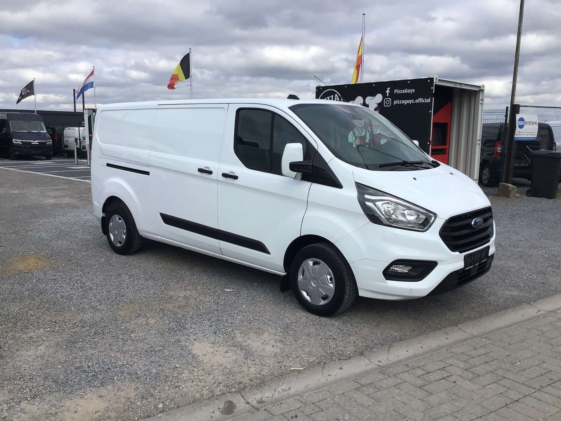Ford Transit Custom l2 20dci 2022 94000km full/option 16700e, 105 ch, Euro 6, Entreprise, 3 places
