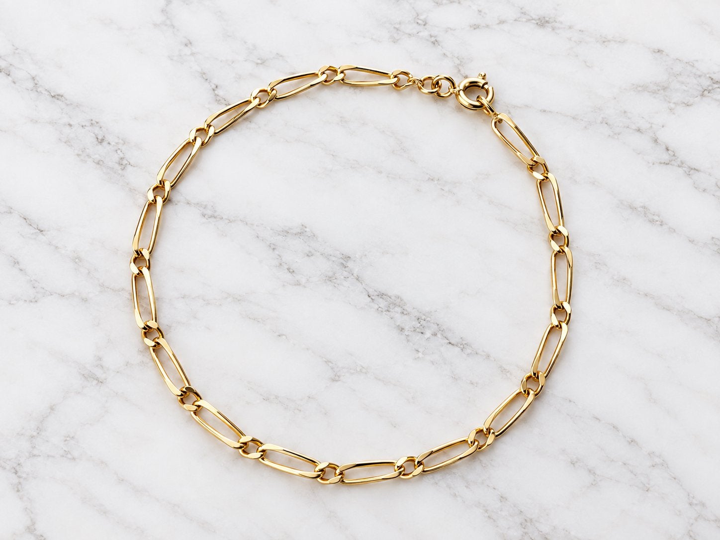 Bracelet en or 18 carats, Envoi, Comme neuf, Jaune, Or