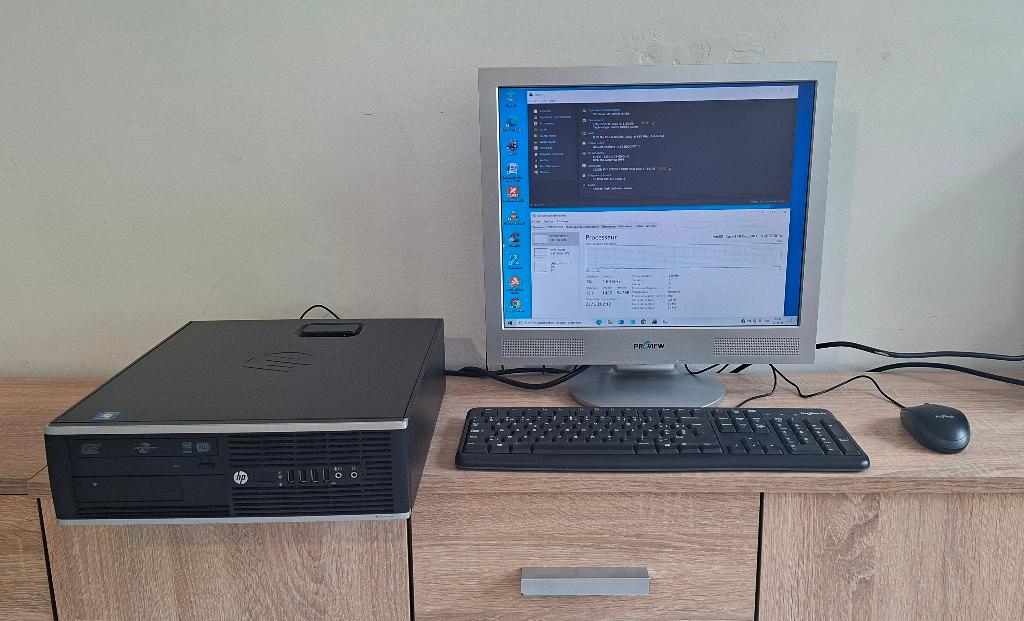 PC de bureau HP SFF complet - Intel i5 + Win10 + Programmes, Informatique & Logiciels, Ordinateurs de bureau, Utilisé, 3 à 4 Ghz