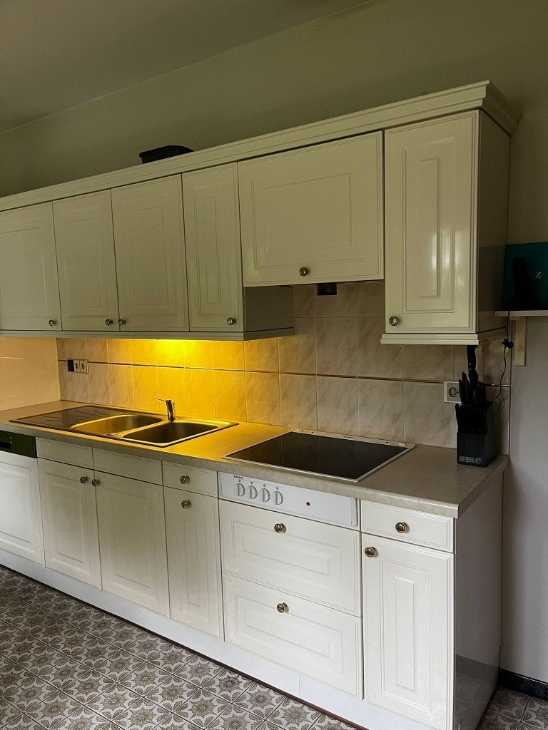 Cuisine de qualité., Maison & Meubles, 200 cm ou plus, Crème, Enlèvement, Utilisé