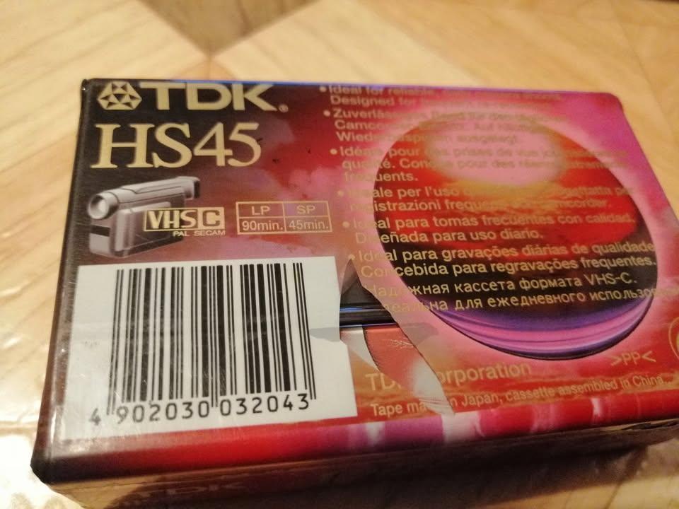Cassette TDK HS45, Cd's en Dvd's, Cassettebandjes, Ophalen, Nieuw in verpakking, 1 bandje, Onbespeeld
