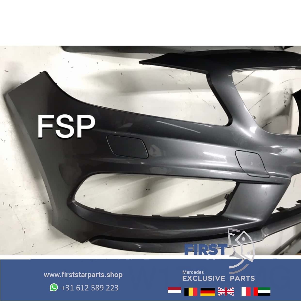 W176 AMG Voorbumper Mercedes A Klasse 2012-2016 DIVERSE KLEU, Gebruikt, -, Voor, Ophalen of Verzenden