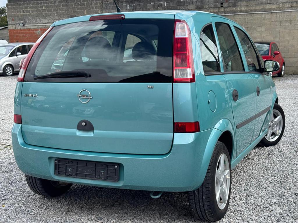 Opel Meriva 1.6i klaar om Euro4 Petrol te registreren, Auto's, Voorwielaandrijving, 4 cilinders, Bedrijf, 5 deurs