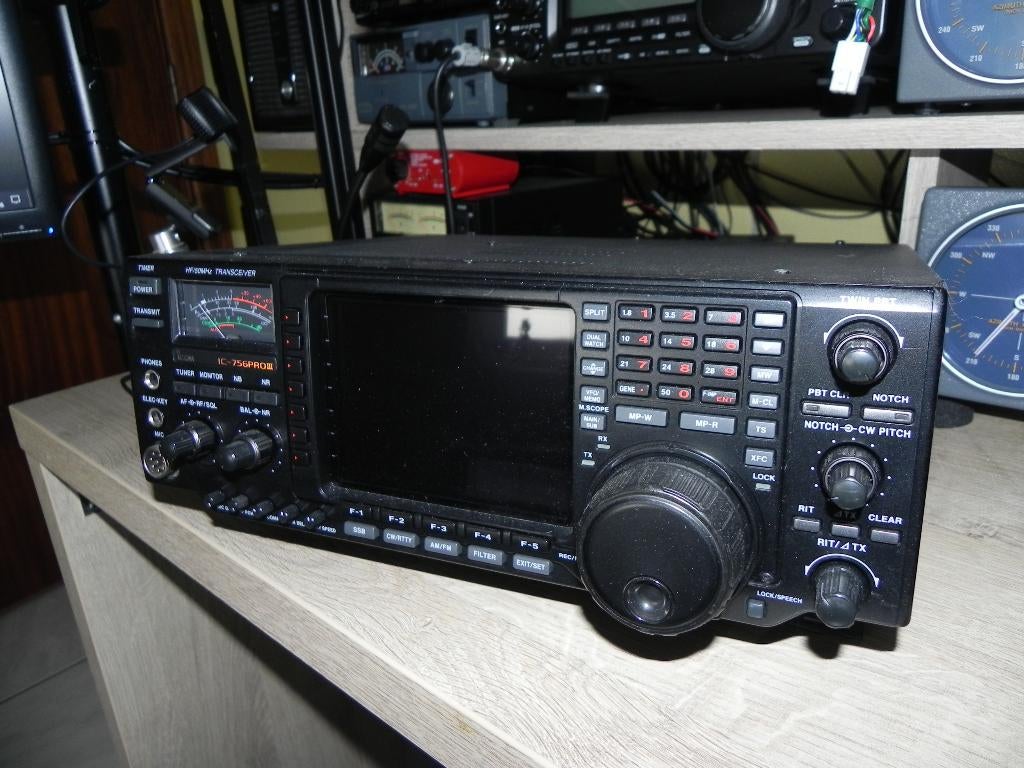 Icom IC-756 Pro III + Icom SP23, Telecommunicatie, Zenders en Ontvangers, Ophalen, Zo goed als nieuw, Zender en Ontvanger