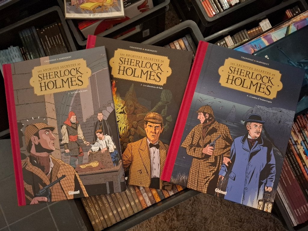 MARNIQUET LES ARCHIVES SECRETES DE SHERLOCK HOLMES TOMES 2-4, Série complète ou Série, Enlèvement ou Envoi, Comme neuf