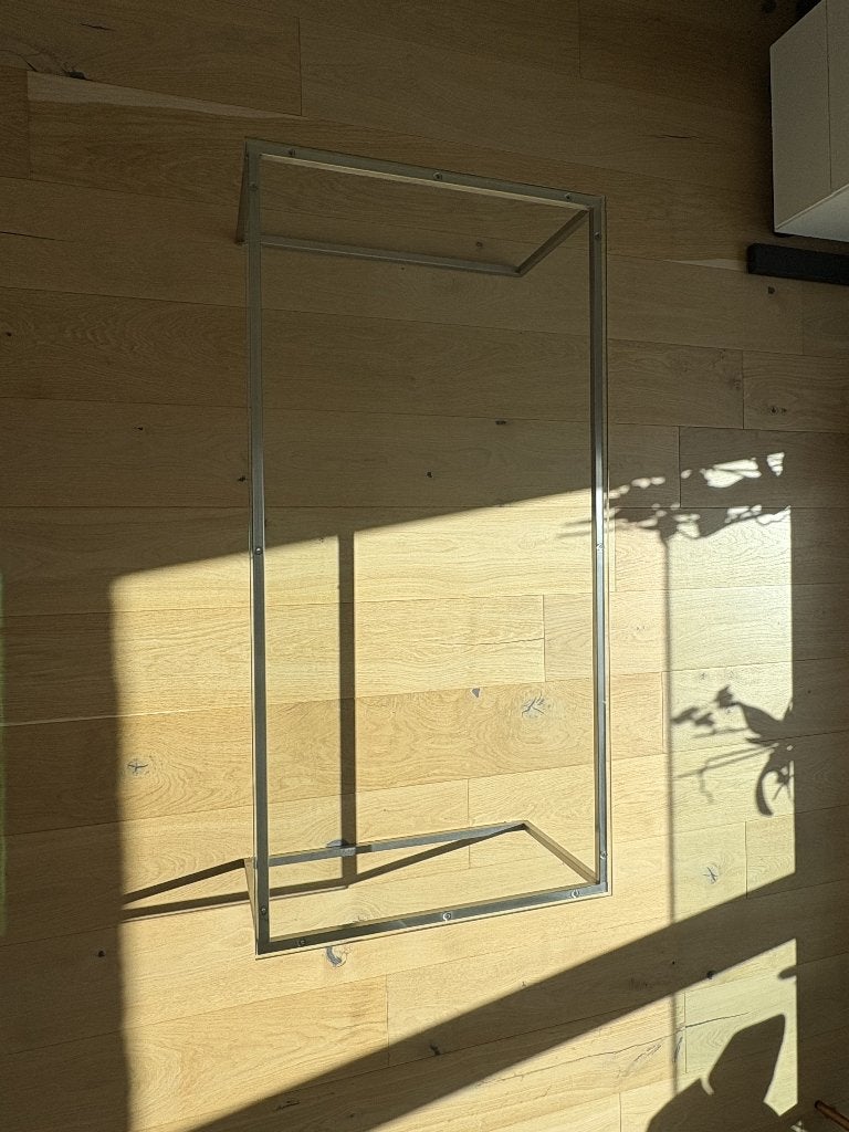 Table basse (Bolia), 100 à 150 cm, Verre, Comme neuf, Contemporain