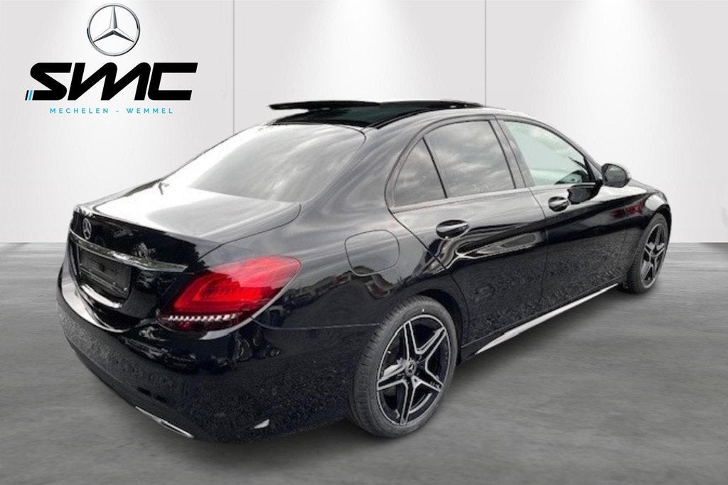 Mercedes-Benz C-klasse C 200 d AMG Line, Auto's, Automaat, 4 deurs, Zwart, 4 cilinders