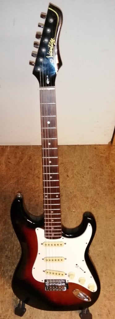 Electrische gitaar + versterker., Musique & Instruments, Enlèvement, Utilisé, Solid body, Autres marques