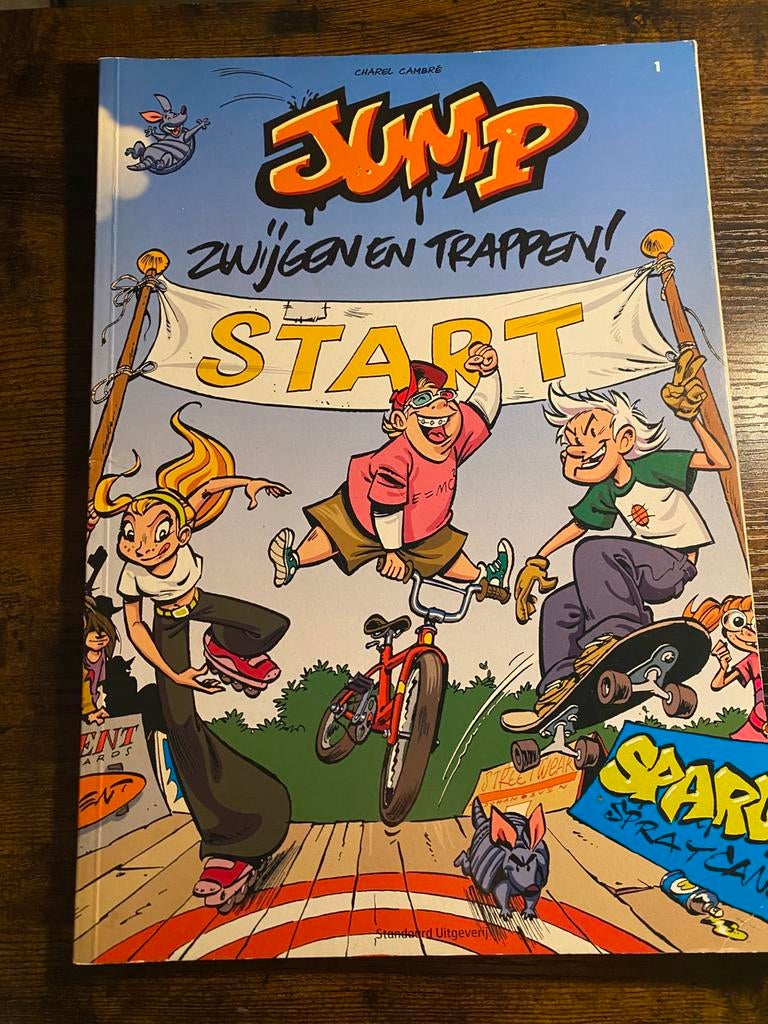 🔥 Strip Jump - zwijgen en trappen, Boeken, Stripverhalen, Zo goed als nieuw, Ophalen of Verzenden