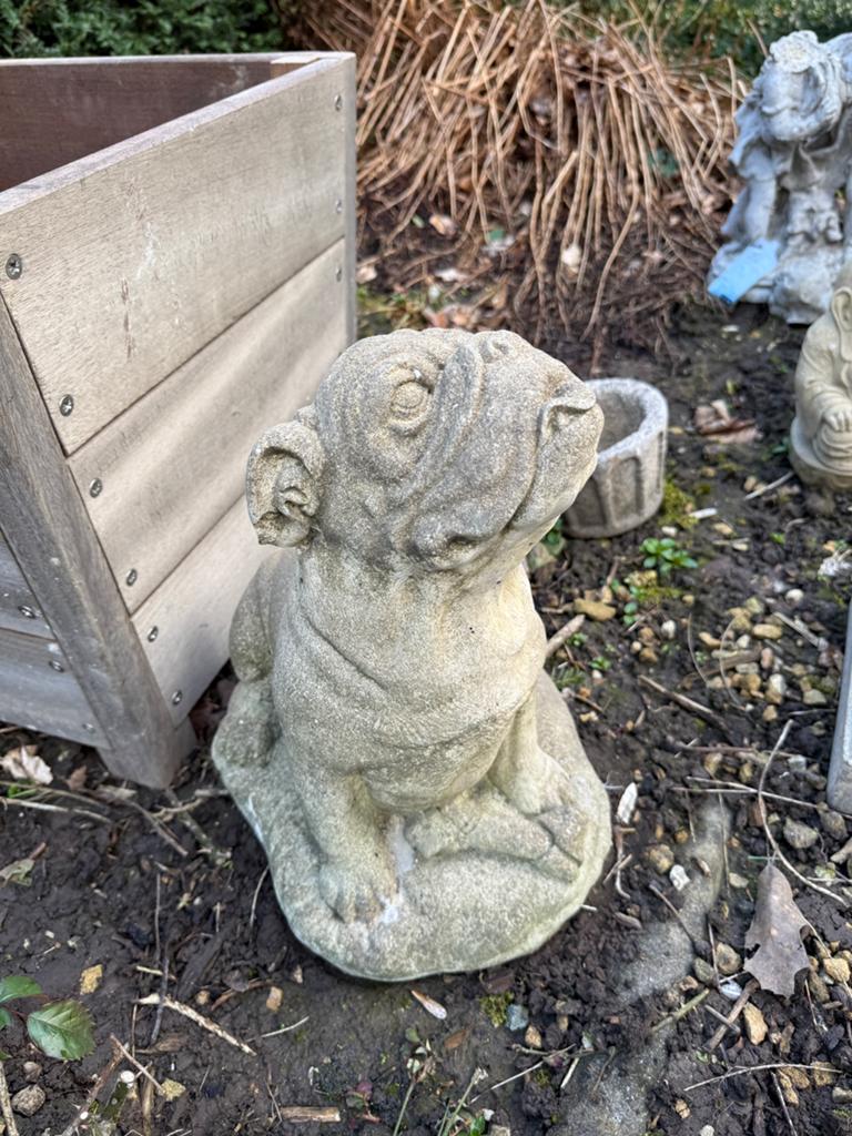 Hond in beton, Tuin en Terras, Tuinbeelden, Zo goed als nieuw, Beton, Ophalen of Verzenden