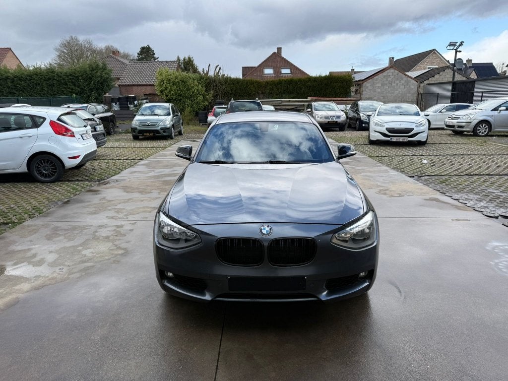 BMW 116i BENZINE M PAK /1.6 LITER, Auto's, Bluetooth, Euro 5, 1 Reeks, Zwart