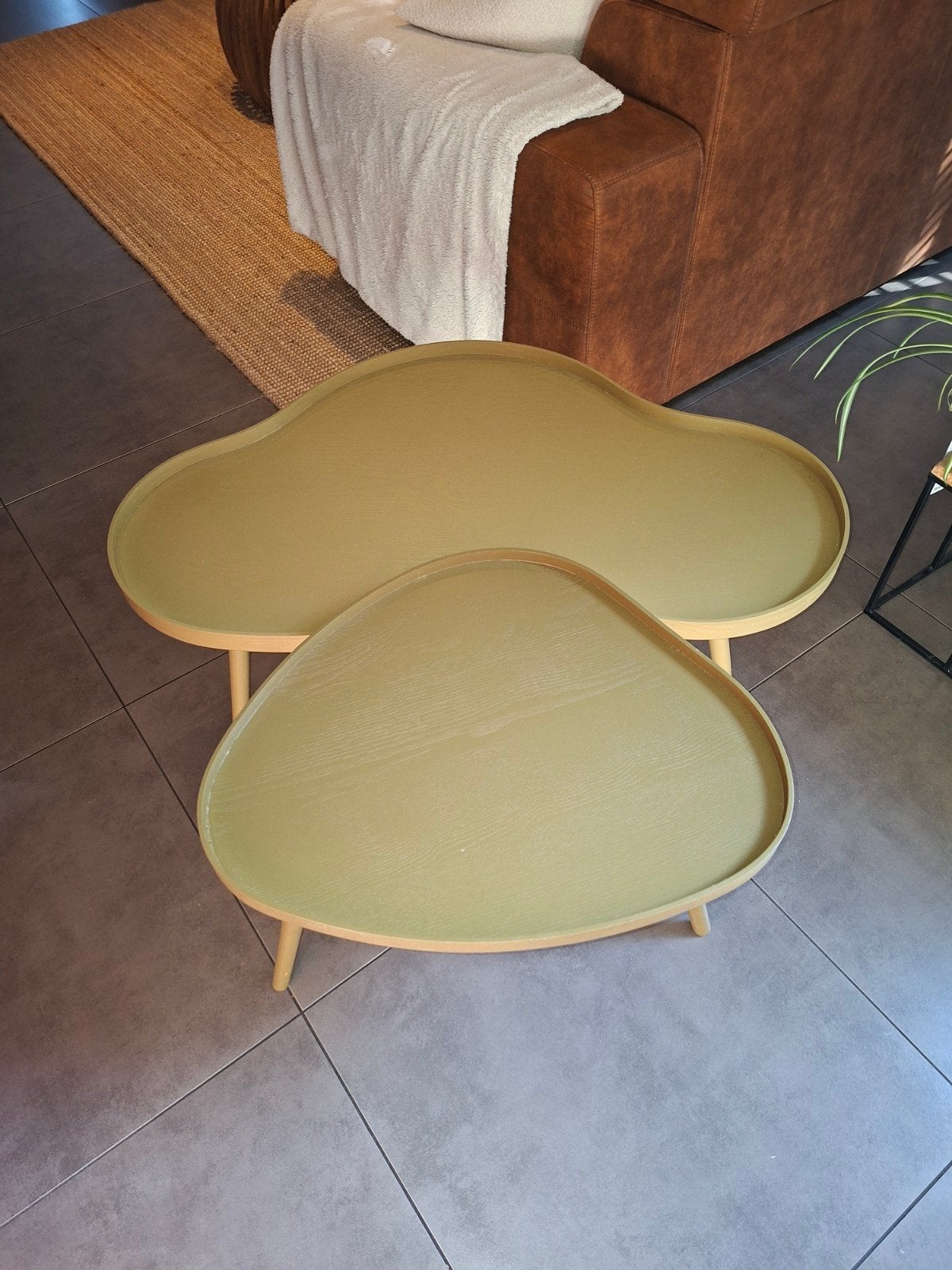 salontafel set, Huis en Inrichting, Ophalen, Overige houtsoorten