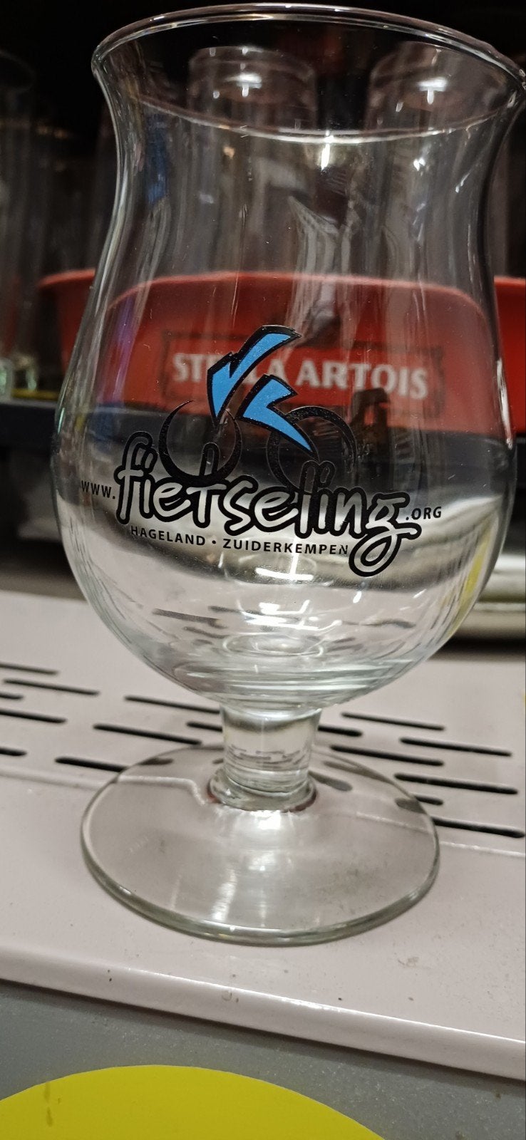duvelglas fietseling hageland zuiderkempen, Enlèvement ou Envoi, Neuf, Verre ou Verres, Duvel