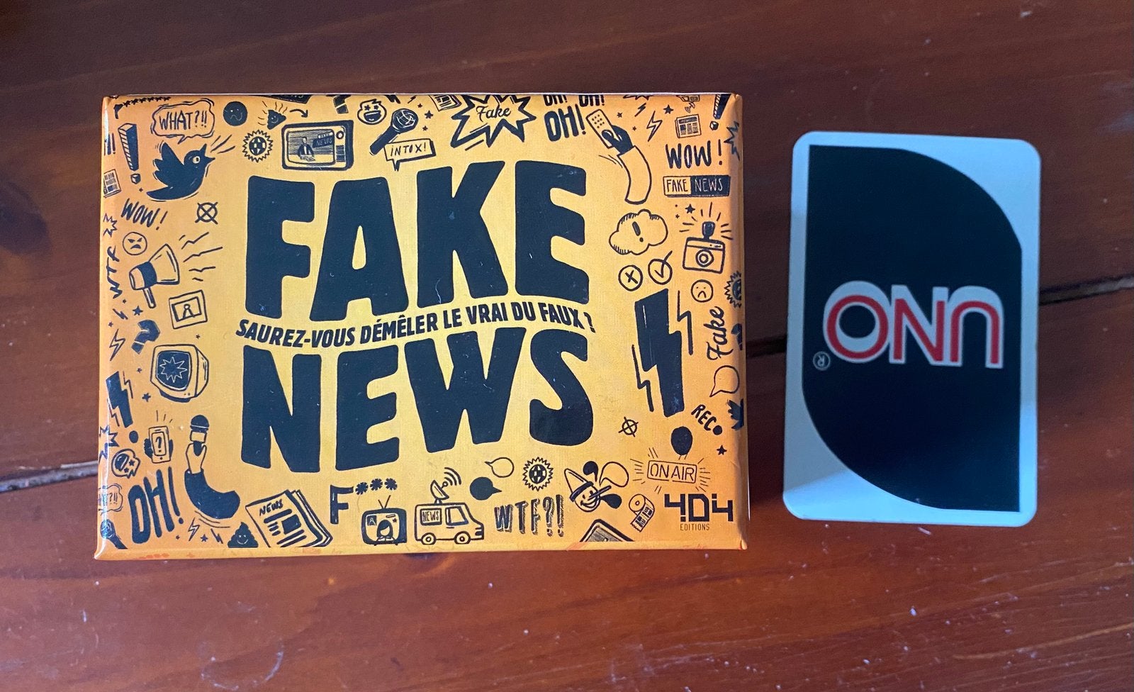 Jeu de societe : fake news, Enlèvement, Utilisé