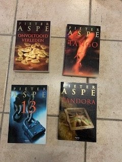4 x boeken van Pieter Aspe, Boeken, Ophalen, Zo goed als nieuw