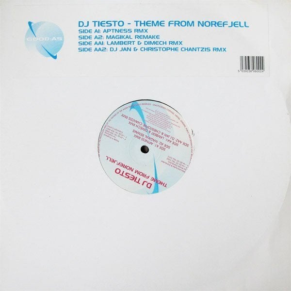 DJ Tiësto - Theme From Norefjell, Enlèvement ou Envoi, Utilisé, 12 pouces, Trance