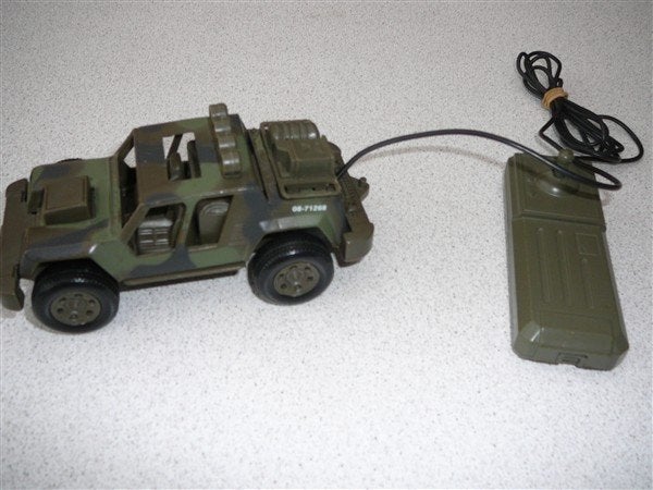 Leger jeep met afstandbediening, Ophalen, Gebruikt, Afstandsbediening