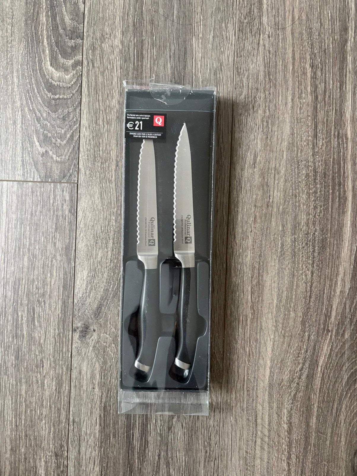 Culinar Q steakmessen, Enlèvement ou Envoi, Comme neuf, Autres marques, Inox ou Chrome