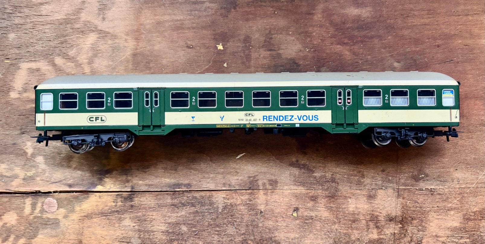 Wagon CFL Luxembourgeois Lima HO, Enlèvement ou Envoi, Comme neuf, Wagon, Lima