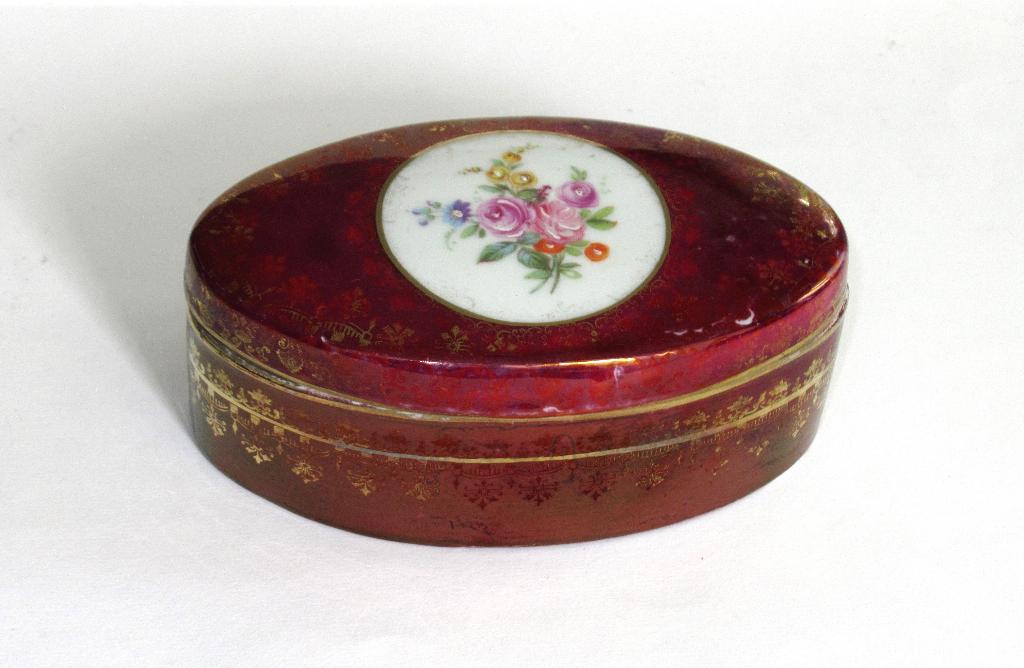 Boîte ancienne en porcelaine Oscar Schlegelmilch, Allemagne, Enlèvement ou Envoi