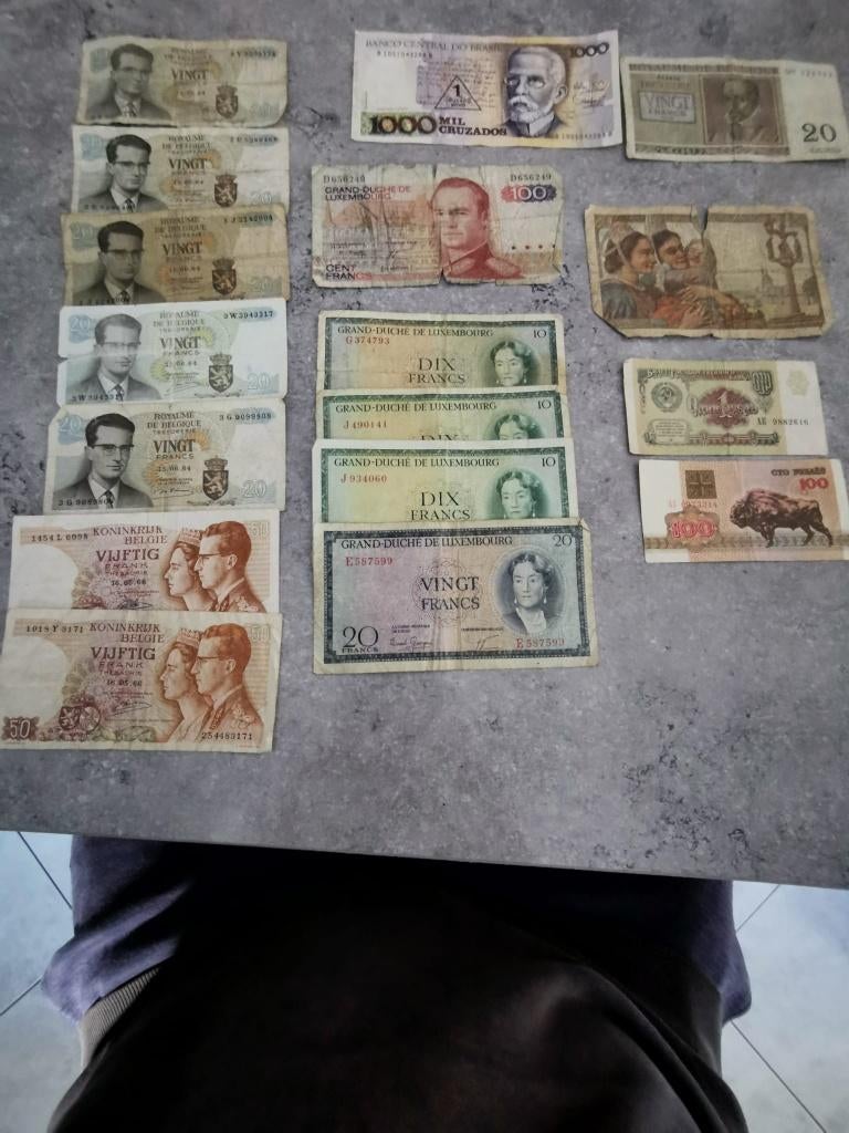 Billets anciens faire offre, Enlèvement, Billets en vrac