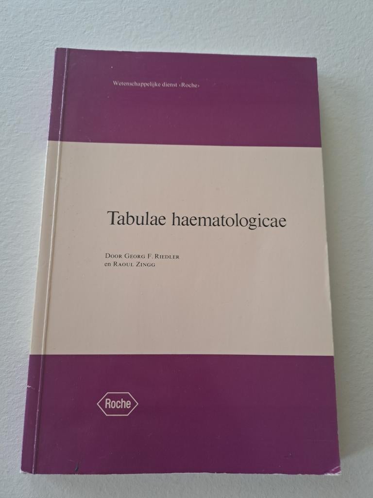 Tabulae haematologicae, Ophalen
