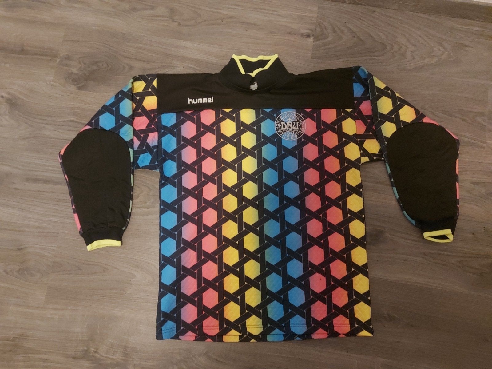 Voetbalshirt Denemarken keeper n16, Maat L, Ophalen of Verzenden, Gebruikt, Shirt