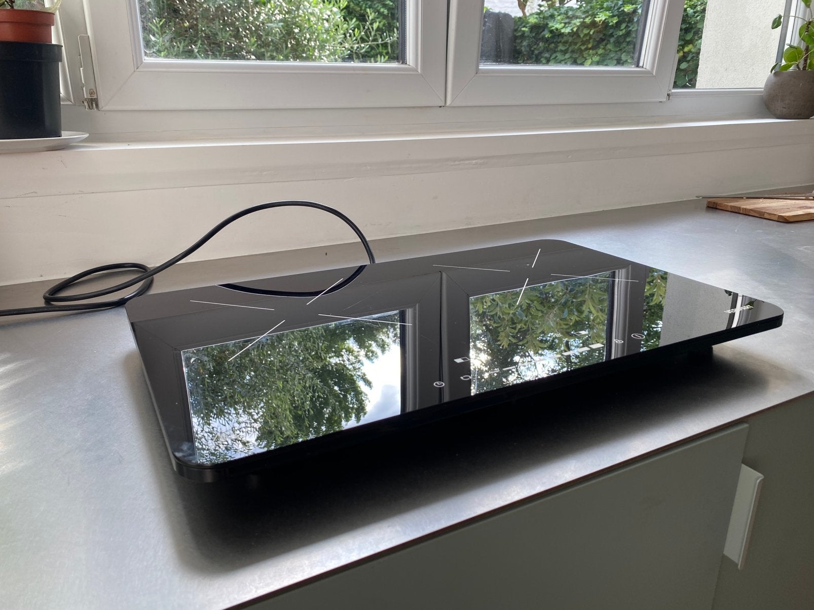 Cuisinière à induction portable (Veripart VPVKP2B), 25 à 50 cm, Moins de 100 cm, Comme neuf, Enlèvement