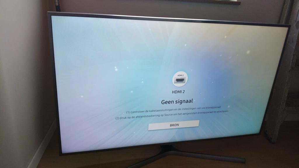 Samsung tv + booster, Audio, Tv en Foto, Ophalen, Zo goed als nieuw, Samsung, 4k (UHD)
