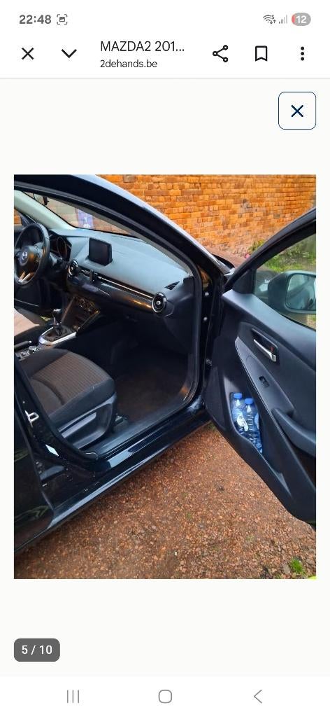 Mazda 2 2018,top-staat Euro 6B, navi,airco, Auto's, Mazda, Particulier, Diesel, Euro 6, Break, 5 deurs, Handgeschakeld, Zwart