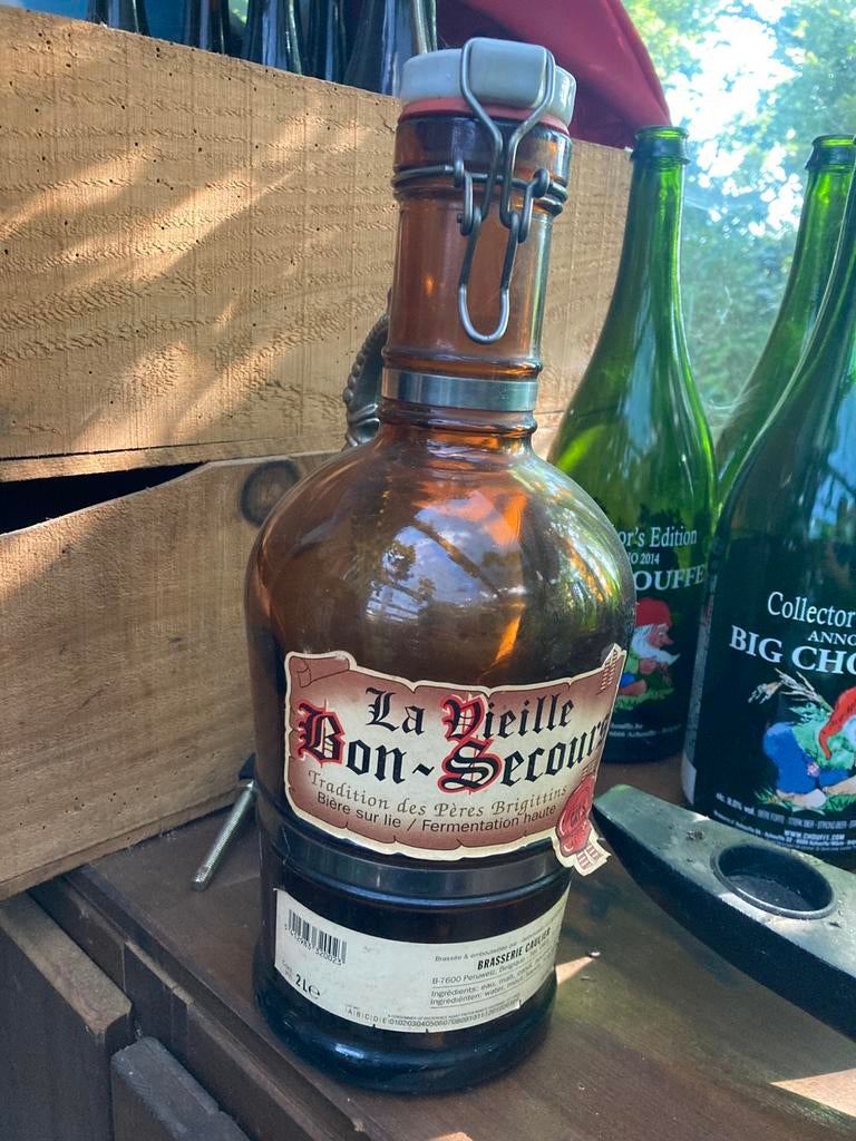 Beugelfles La vieille Bon Secour, Enlèvement, Utilisé
